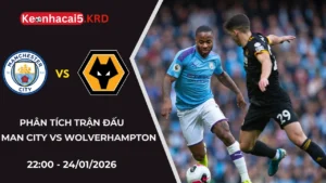 Soi Kèo Manchester City Vs Wolverhampton | 22:00 - 24/01/2026
